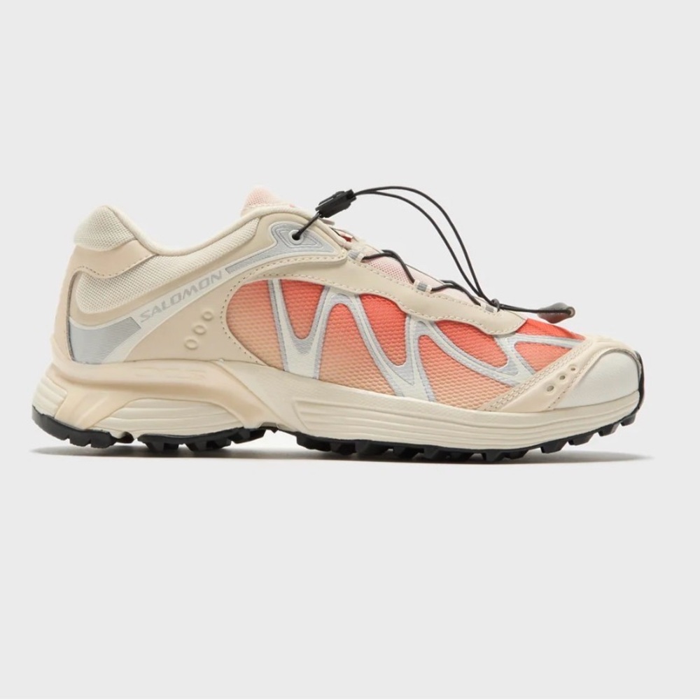 Salomon XT Whisper Women's Athletic Shoes -  shortbread / red orange/ silver
